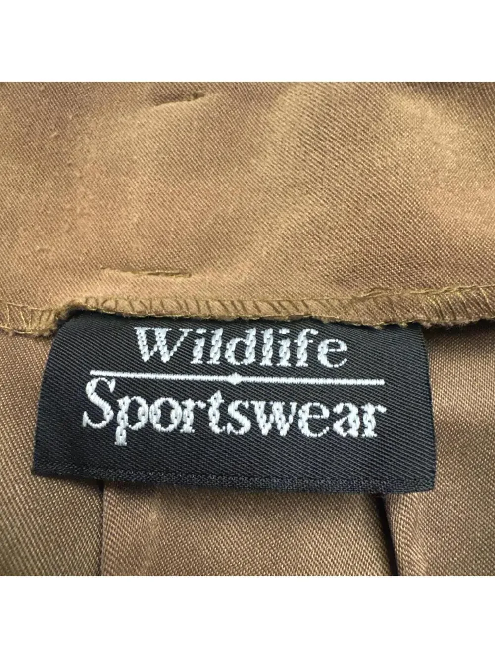 Vintage Wildlife Sportswear Faux Suede midi Skirt size 8 - Picture 5 of 6